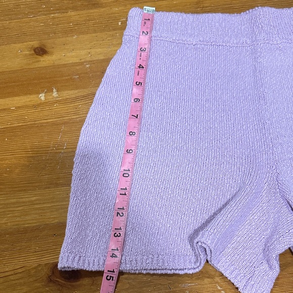 Free People Lavender V-Neck Knit Tank & Shorts Loungewear Set - Picture 11 of 11